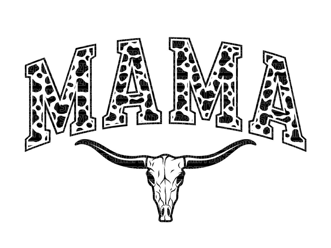 Mama Varsity Cow Print Svg Cow Print Mama Svg Cow Print Mama - Etsy