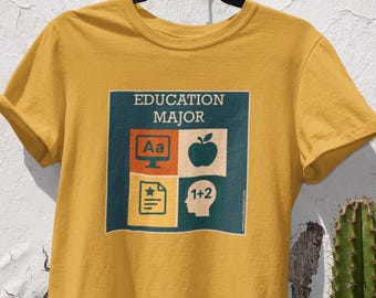 Education Major Shirt | Simple College Tee | Student Gift