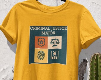 Criminal Justice Major Shirt | College Student Tee