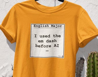 English Major | Funny Grammar Humor Shirt | Student Gift | College Tee