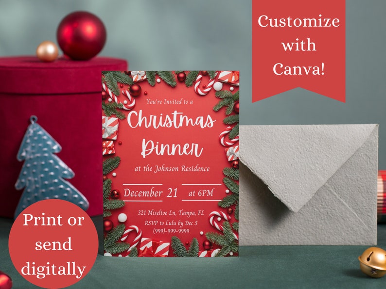 Printable Christmas Dinner Invitation Digital Christmas Etsy printable-christmas-dinner-invitation-digital-christmas-etsy