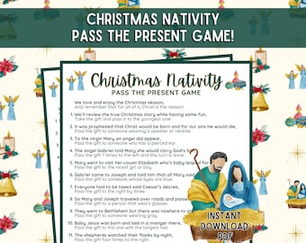 Christmas Nativity Pass the Present Game | Christmas Pass the Gift Game | Christmas Bible Game | Christmas Church Games