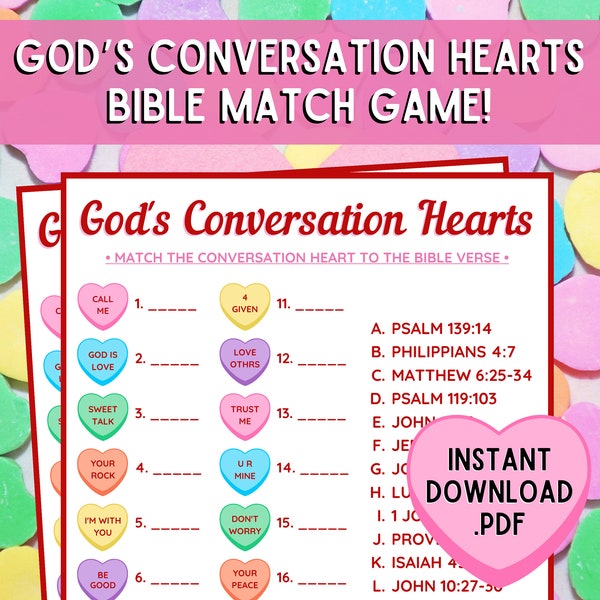 Hymn Bible Match Game Bible Match Party Game Bible Games for Kids ...