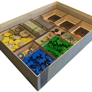 Insert for Boonlake - Wood Board Game Box Storage Organizer