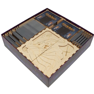 Clank Catacombs and Expansions - Wood Board Game Storage Organizer