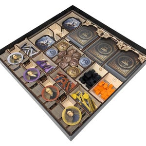 Insert for Brass Lancashire - Board Game Storage Organizer