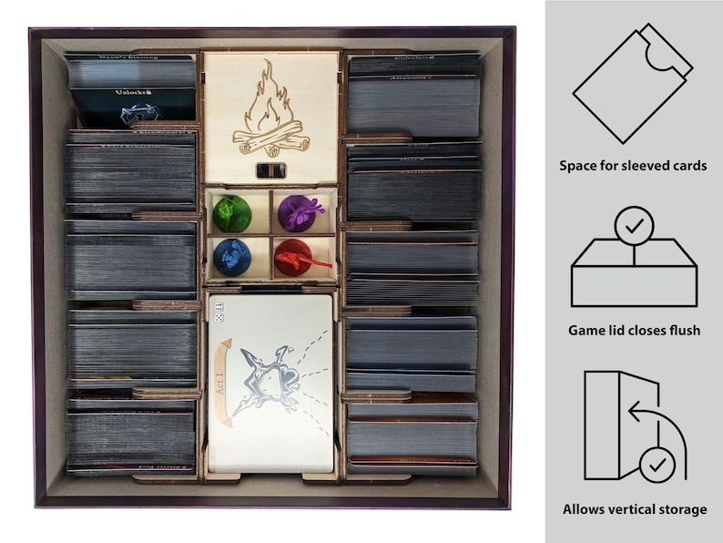 Game Insert Storage Slay the Spire Insert - Board Game Storage Organizer - Etsy