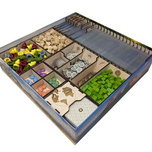Earth + Abundance拡張用インサート - ボードゲーム収納オーガナイザー
