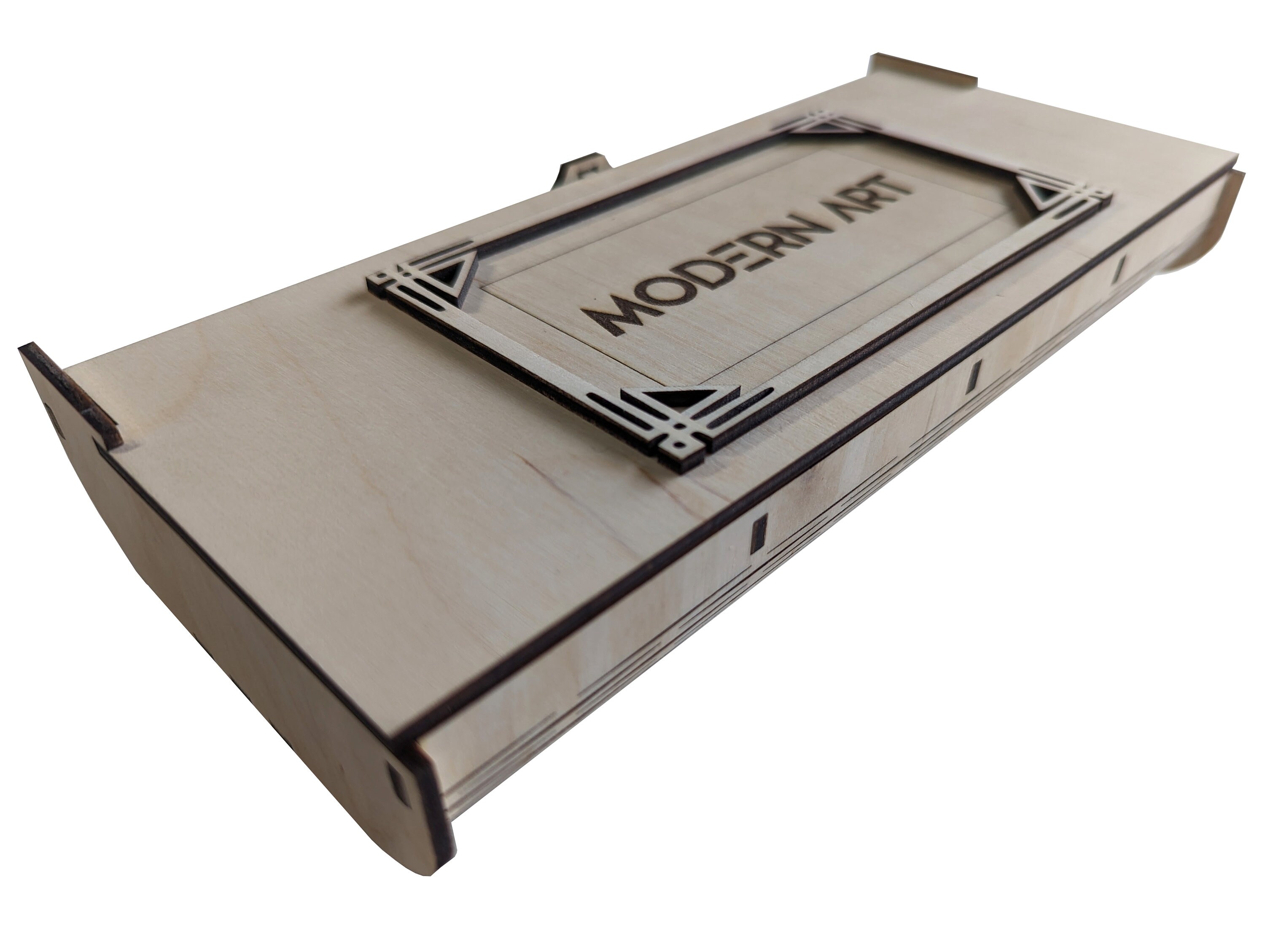 Insert for Modern Art Wood Board Game Box Storage Organizer Etsy