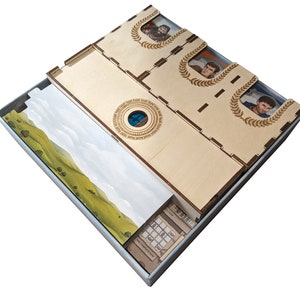 Insert for Hadrian's Wall - Board Game Storage Organizer