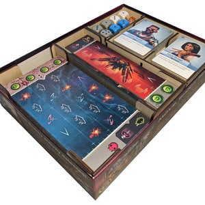 Insert for Under Falling Skies - Board Game Storage Organizer