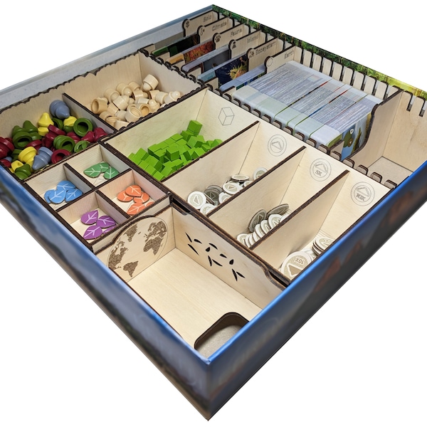 Insert for Earth - Board Game Storage Organizer