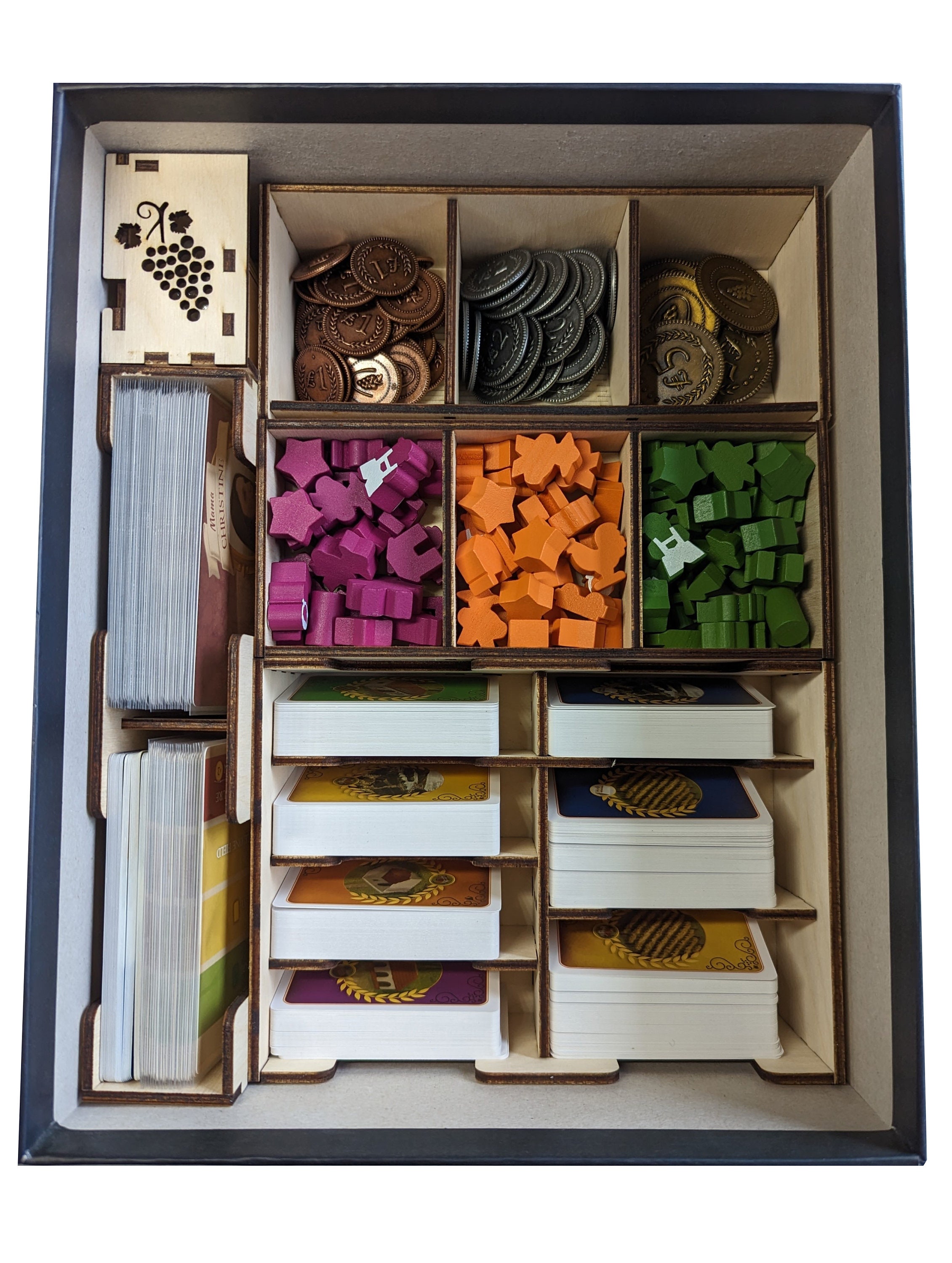 Viticulture Essential Edition and Expansions Insert - Board Game Box ...