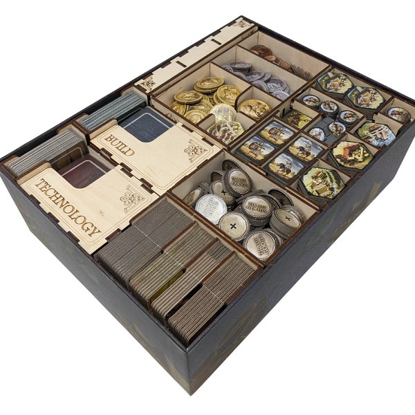 Insert for Mosaic: A Story of Civilization - Board Game Storage Organizer