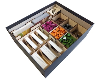 Viticulture Essential Edition and Expansions Insert - Board Game Box Storage Organizer