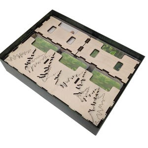 Insert for Forest Shuffle - Wood Board Game Storage Organizer