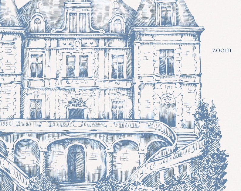 Wedding Venue Illustration Png Eps Svg Wedding House - Etsy