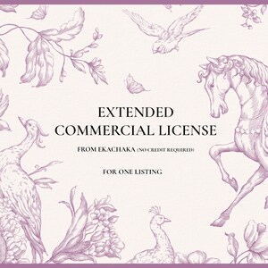 Extended Commercial License Ekachaka for one Listing