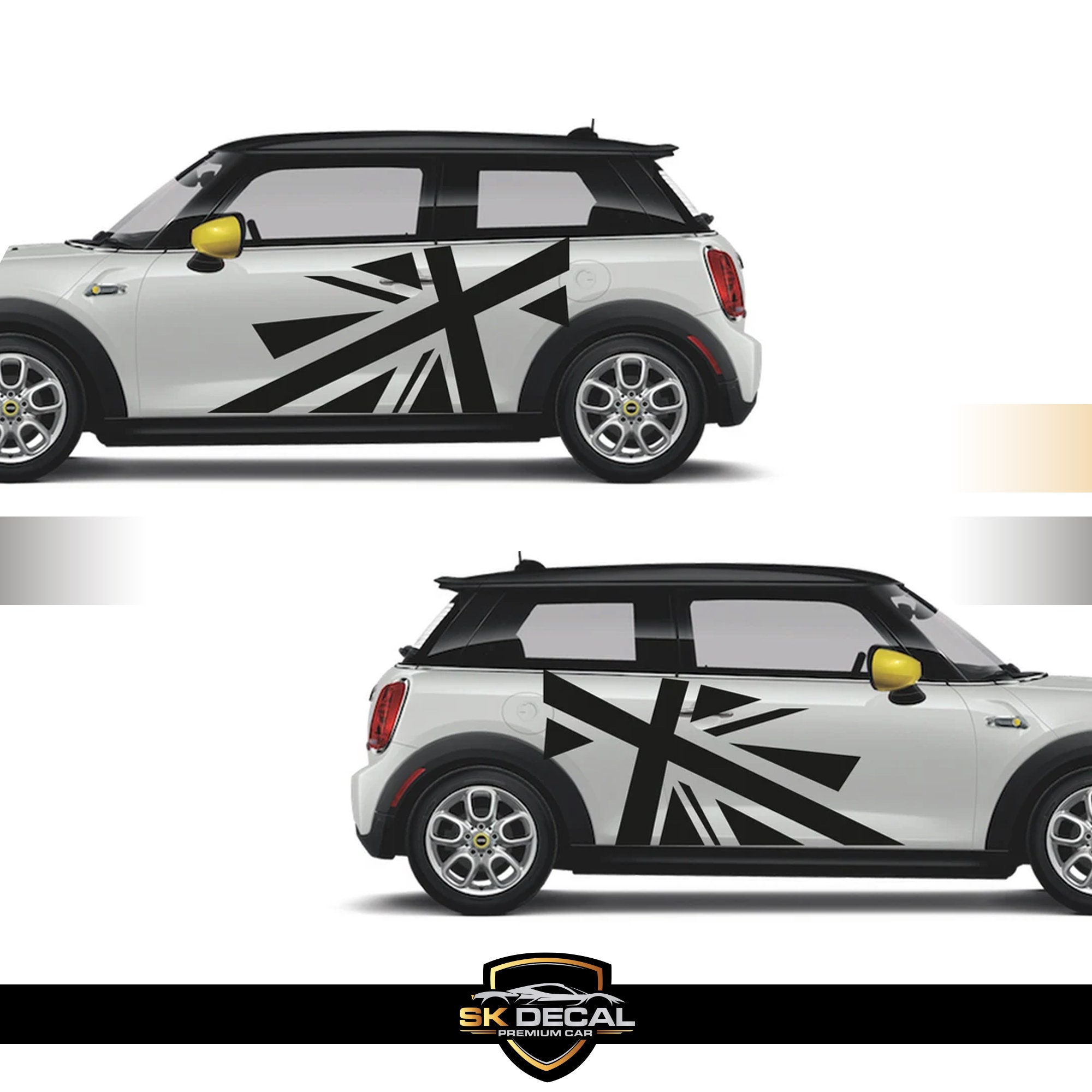 Union Jack Car Exterior Door Side Body Stickers Decal For Mini Cooper  Countryman R60 R55 R56 F55 F56 F60 Car Styling Accessories - Car Body Film  - AliExpress