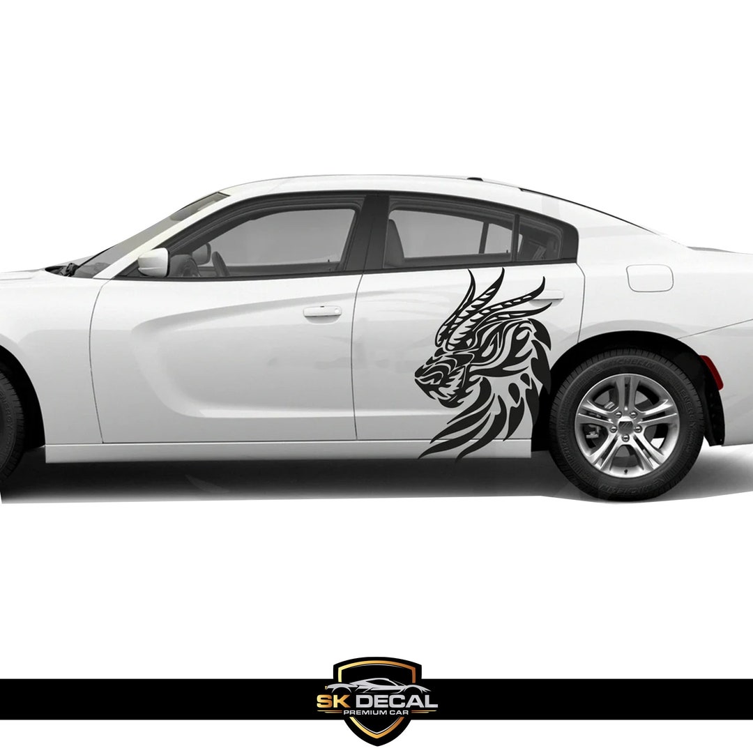 Dragon Vinyl Decal Sticker Dragons Car Sticker Dragons Car Etsy