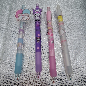 Kawaii Character 0.5mm Press Gel Ink Pen Anime Sanrioed Cute Writing Stationery Pens Cute Gift