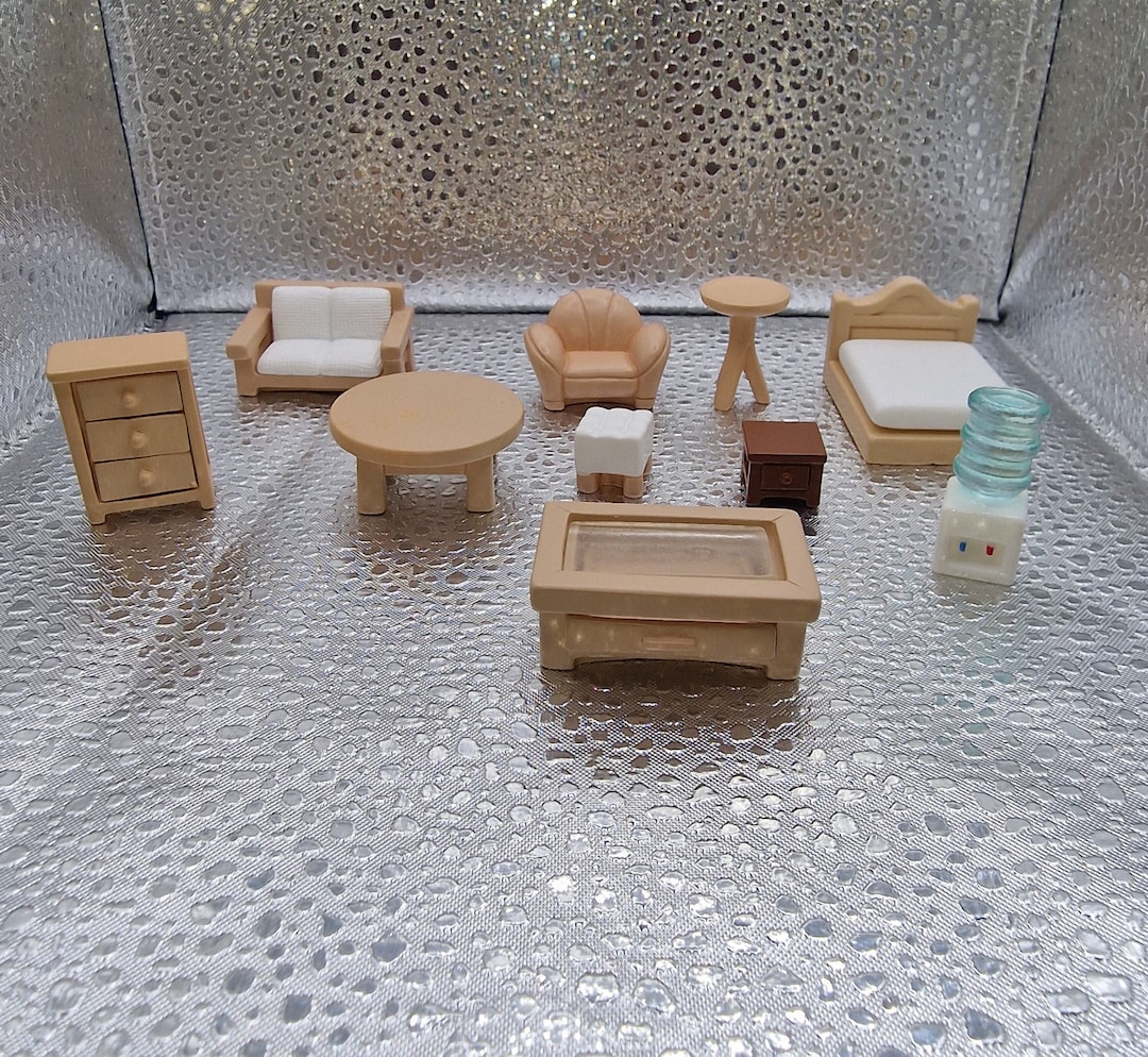 Miniature Dollhouse Furniture Set Cute Miniature Modern Doll House ...