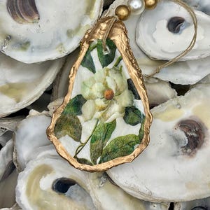 Magnolia Oyster Shell Ornament