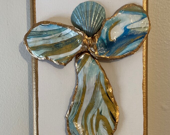 Grey Oyster Angel 6x8 Art main image 0