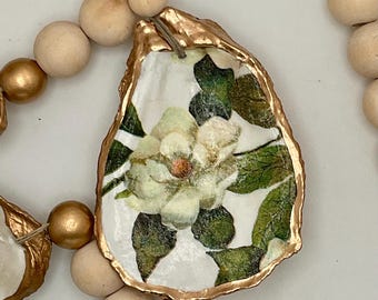 Magnolia Oyster Shell Ornament