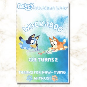 Bluey Coloring Book
