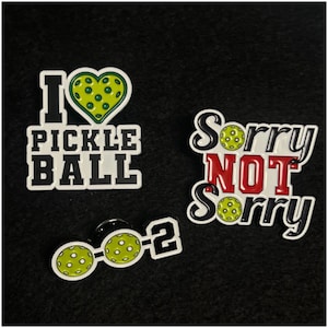 I Heart Pickleball Pin Pack