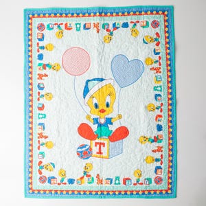 Tweety Bird Blanket Vintage Quilt - Etsy