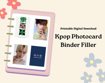 Kpop Photocard Binder Filler/Placeholder