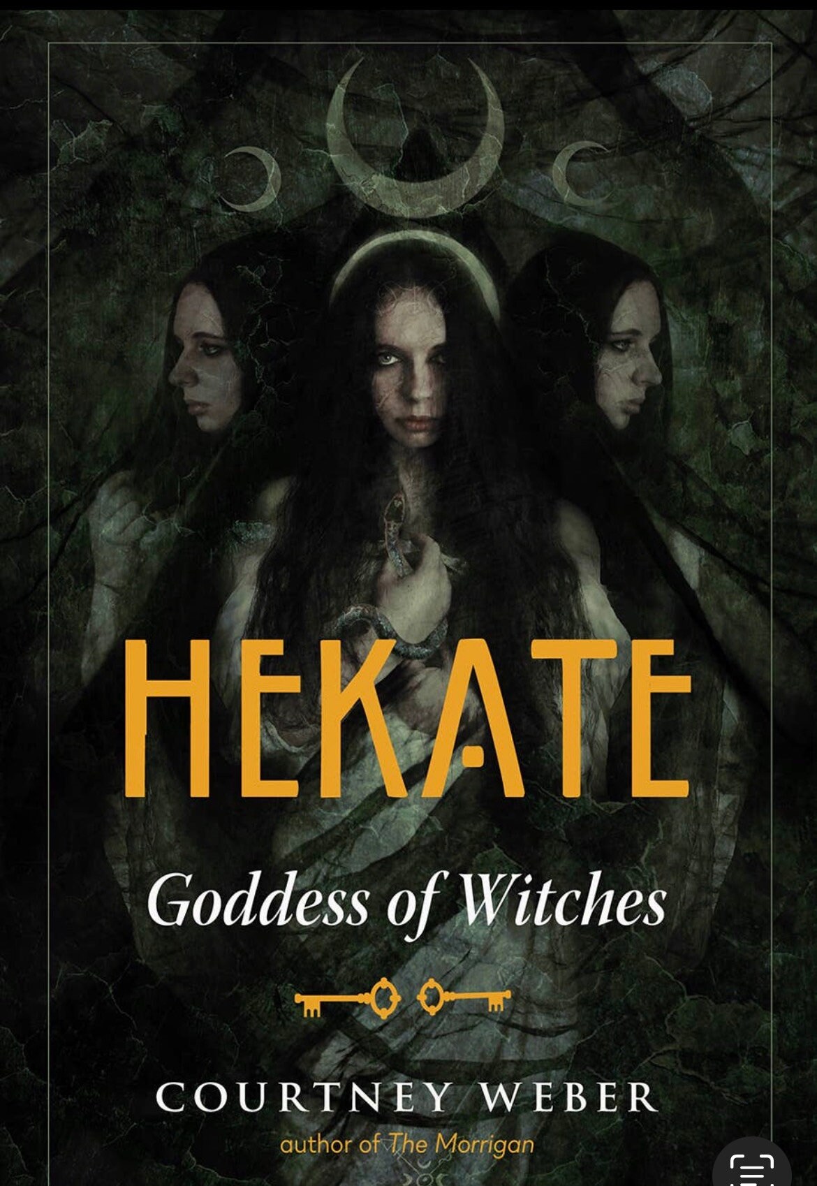 Hecate Skeleton Key Pendant / Witch Fantasy Key / Altar Tool / 