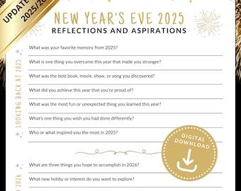 Silvester 2025 im Rückblick / 2026 Vorsätze, Jahresrückblick, Neujahr Aktivität Familie, Silvester Party Aktivität, NYE Spiel