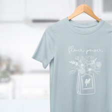 Floral Power T-shirt Design Vector Download