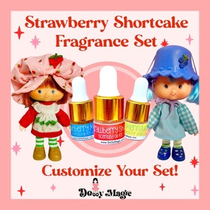 DIY Strawberry Shortcake Scent Kit Full Set of All 21 Scents. Smells like 1980s Strawberry Shortcake Dolls from Childhood!
