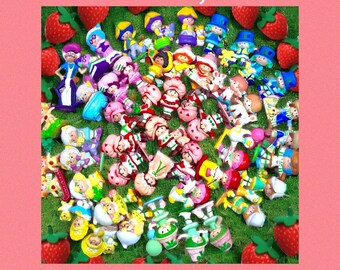 Vintage 1980s Strawberry Shortcake "Strawberryland" Mini Figurines!  Pick and choose! Gift Wrap Available!