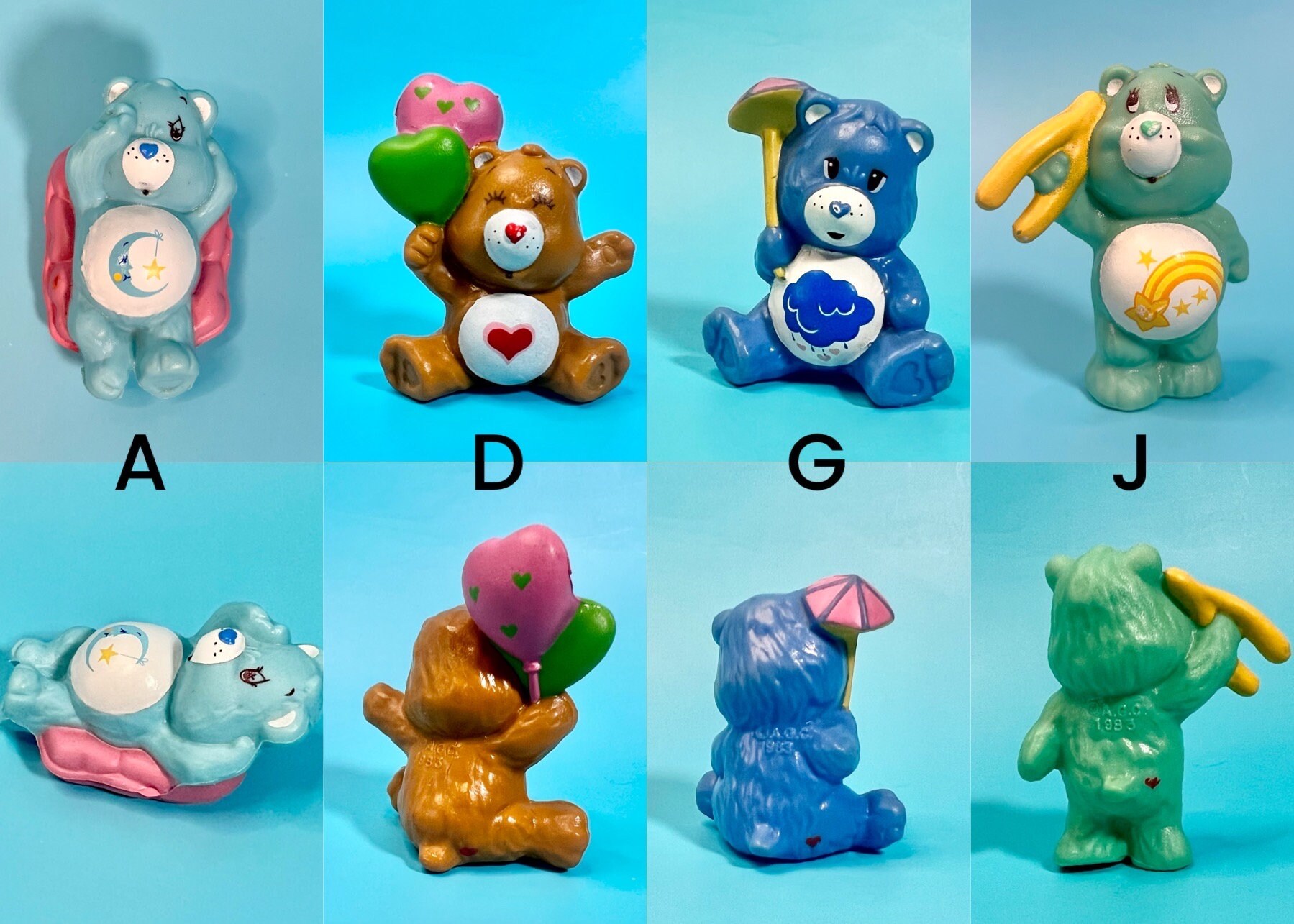 Care Bears 2in Rubber Figures