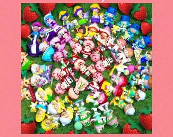 Vintage 1980s Strawberry Shortcake "Strawberryland" Mini Figurines!  Pick and choose! Gift Wrap Available!