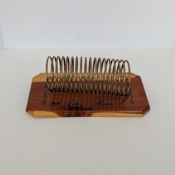 Coil Letter Holder Etsy