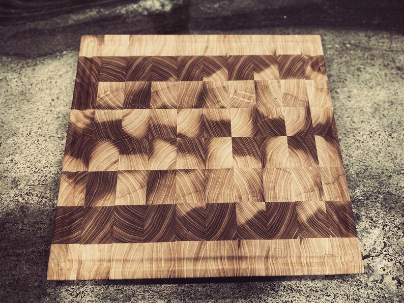Urban Wood Elm End Grain Cutting Board Etsy