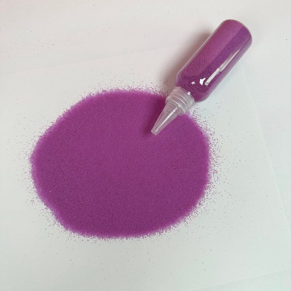 Light Purple Sand Art Bottle | DIY Arts and Crafts Sand | Colored Craft Sand | Classroom Crafts | Terrarium Sand | Kids Crafts