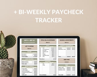 Monthly Budget and Paycheck Tracker