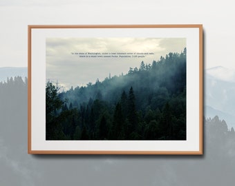 Twilight Forks Picture Frame Twilight Forks Picture Twilight Forks Movie Quote Print Twilight Forks Print Picture Frame Forks Twilight Gift