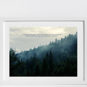 Twilight Forks Digital Print Gift for Twilight Lovers Picture Frame Cuadro Crepusculo Twilight Forks Movie Quote Twilight Gift New Moon Vibe image 1