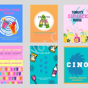 CCU, Coastal Carolina University, Coastal, College Prints, digital Prints, Dorm room, Preppy Prints, Dorm decor, college