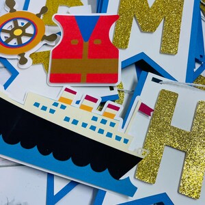 Shipwrecked Birthday Banner: Nautical Theme Party Decor
