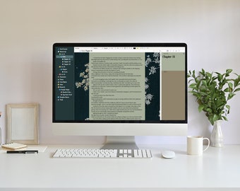 Temas de Queen Ann's Lace Scrivener / Tema Cottagecore / Mac OS