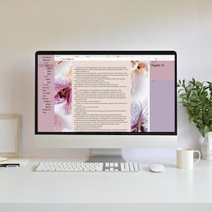 Orchid Scrivener Themes | Cottagecore Theme | Mac OS